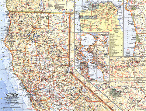 Buy map 1966 Northern California Map