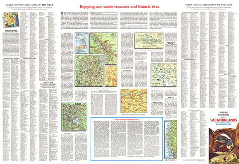 Buy map 1966 Enjoying Our Scenic Treasures and Historical Sites