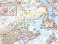 Buy map 1967 Eastern Canada Map