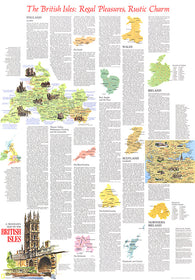 Buy map 1974 Travelers Map of the British Isles Theme