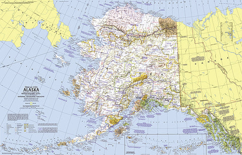 Buy map 1975 Close-up USA, Alaska Map