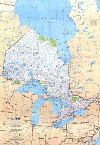 Buy map 1978 Ontario Canada Map
