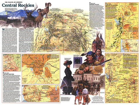 Buy map 1984 Central Rockies Map Side 2