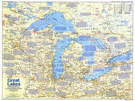 Buy map 1987 Great Lakes Map Side 1