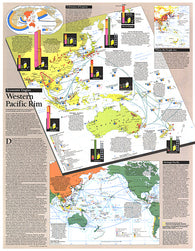 Buy map 1989 Western Pacific Rim Map