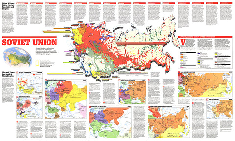 Buy map 1990 Soviet Union Theme Map