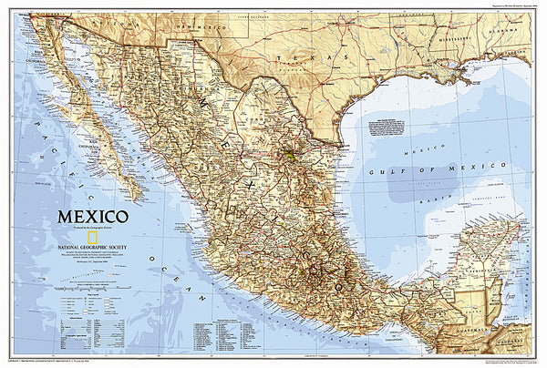 Buy map 1994 Mexico Map