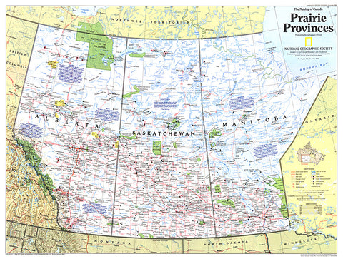 Buy map 1994 Making of Canada, Prairie Provinces Map