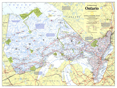 Buy map 1996 Making of Canada, Ontario Map