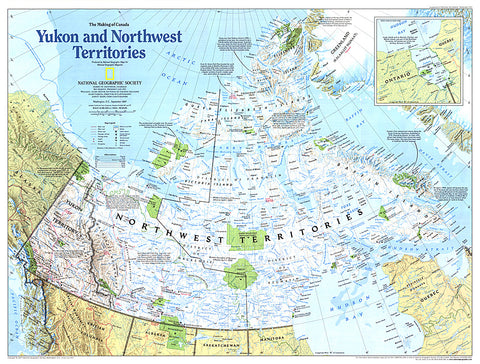 Buy map 1997 Making of Canada, Yukon and Northwest Territories Map
