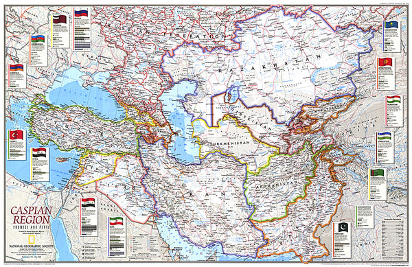 Buy map 1999 Caspian Region, Promise and Peril