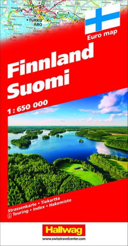 Buy map Finnland : Euro map = Suomi
