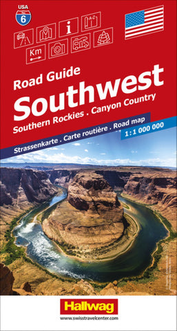 Buy map Southwest : southern Rockies : Canyon Country : road guide : 1:1 000 000