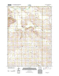Ackley NE Iowa Historical topographic map, 1:24000 scale, 7.5 X 7.5 Minute, Year 2013