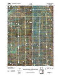 Adair North Iowa Historical topographic map, 1:24000 scale, 7.5 X 7.5 Minute, Year 2010