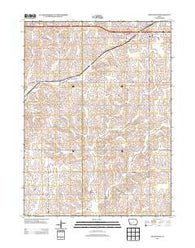 Adair South Iowa Historical topographic map, 1:24000 scale, 7.5 X 7.5 Minute, Year 2013