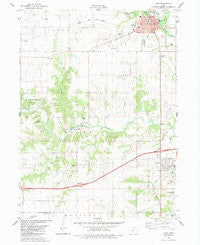 Adel Iowa Historical topographic map, 1:24000 scale, 7.5 X 7.5 Minute, Year 1982