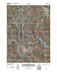 Afton Iowa Historical topographic map, 1:24000 scale, 7.5 X 7.5 Minute, Year 2010