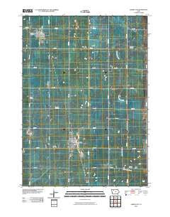 Albert City Iowa Historical topographic map, 1:24000 scale, 7.5 X 7.5 Minute, Year 2010