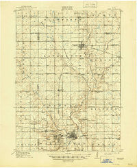 Ames Iowa Historical topographic map, 1:62500 scale, 15 X 15 Minute, Year 1914