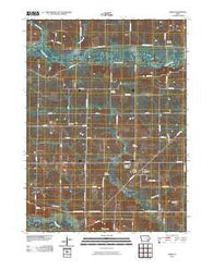 Amish Iowa Historical topographic map, 1:24000 scale, 7.5 X 7.5 Minute, Year 2010