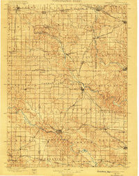 Anamosa Iowa Historical topographic map, 1:125000 scale, 30 X 30 Minute, Year 1900