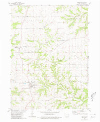 Andrew Iowa Historical topographic map, 1:24000 scale, 7.5 X 7.5 Minute, Year 1980