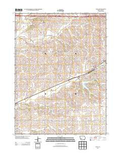 Anita Iowa Historical topographic map, 1:24000 scale, 7.5 X 7.5 Minute, Year 2013