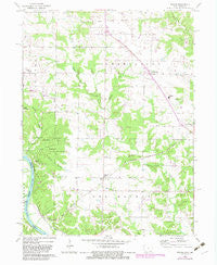 Argyle Iowa Historical topographic map, 1:24000 scale, 7.5 X 7.5 Minute, Year 1968