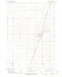 Ashton Iowa Historical topographic map, 1:24000 scale, 7.5 X 7.5 Minute, Year 1972