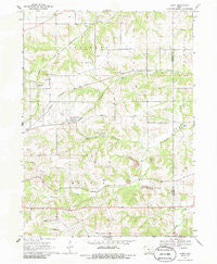 Avery Iowa Historical topographic map, 1:24000 scale, 7.5 X 7.5 Minute, Year 1968