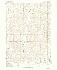 Avoca NW Iowa Historical topographic map, 1:24000 scale, 7.5 X 7.5 Minute, Year 1963