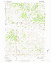 Baldwin Iowa Historical topographic map, 1:24000 scale, 7.5 X 7.5 Minute, Year 1980