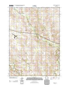 Bassett Iowa Historical topographic map, 1:24000 scale, 7.5 X 7.5 Minute, Year 2013