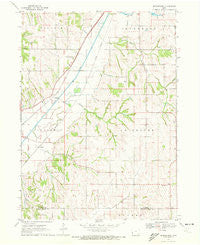 Beebeetown Iowa Historical topographic map, 1:24000 scale, 7.5 X 7.5 Minute, Year 1970