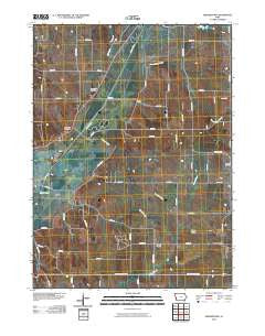 Beebeetown Iowa Historical topographic map, 1:24000 scale, 7.5 X 7.5 Minute, Year 2010