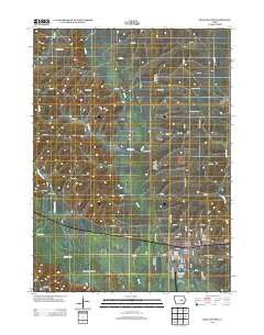 Belle Plaine Iowa Historical topographic map, 1:24000 scale, 7.5 X 7.5 Minute, Year 2013