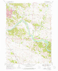 Bertram Iowa Historical topographic map, 1:24000 scale, 7.5 X 7.5 Minute, Year 1968