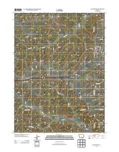 Blakesburg Iowa Historical topographic map, 1:24000 scale, 7.5 X 7.5 Minute, Year 2013