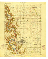 Boone Iowa Historical topographic map, 1:62500 scale, 15 X 15 Minute, Year 1916