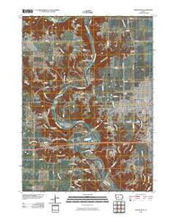 Boone West Iowa Historical topographic map, 1:24000 scale, 7.5 X 7.5 Minute, Year 2010