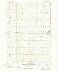 Boyden Iowa Historical topographic map, 1:24000 scale, 7.5 X 7.5 Minute, Year 1964