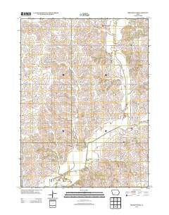 Bridgewater Iowa Historical topographic map, 1:24000 scale, 7.5 X 7.5 Minute, Year 2013
