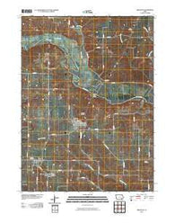 Brighton Iowa Historical topographic map, 1:24000 scale, 7.5 X 7.5 Minute, Year 2010
