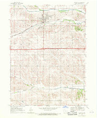 Brooklyn Iowa Historical topographic map, 1:24000 scale, 7.5 X 7.5 Minute, Year 1968