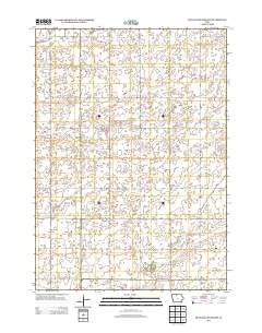 Buffalo Center SW Iowa Historical topographic map, 1:24000 scale, 7.5 X 7.5 Minute, Year 2013