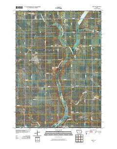 Burt Iowa Historical topographic map, 1:24000 scale, 7.5 X 7.5 Minute, Year 2010