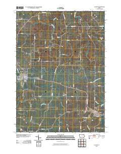 Calmar Iowa Historical topographic map, 1:24000 scale, 7.5 X 7.5 Minute, Year 2010