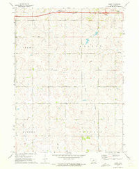 Canby Iowa Historical topographic map, 1:24000 scale, 7.5 X 7.5 Minute, Year 1971