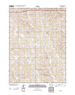 Canby Iowa Historical topographic map, 1:24000 scale, 7.5 X 7.5 Minute, Year 2013